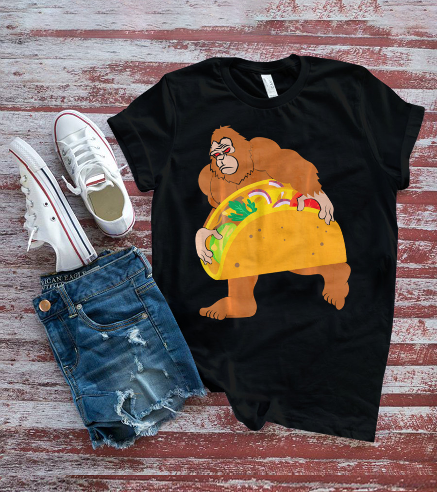 Bigfoot Taco Cinco De Mayo T-Shirt