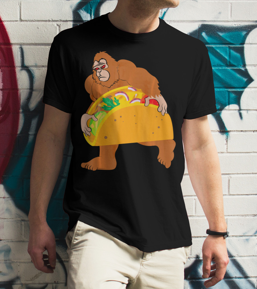 Bigfoot Taco Cinco De Mayo T-Shirt