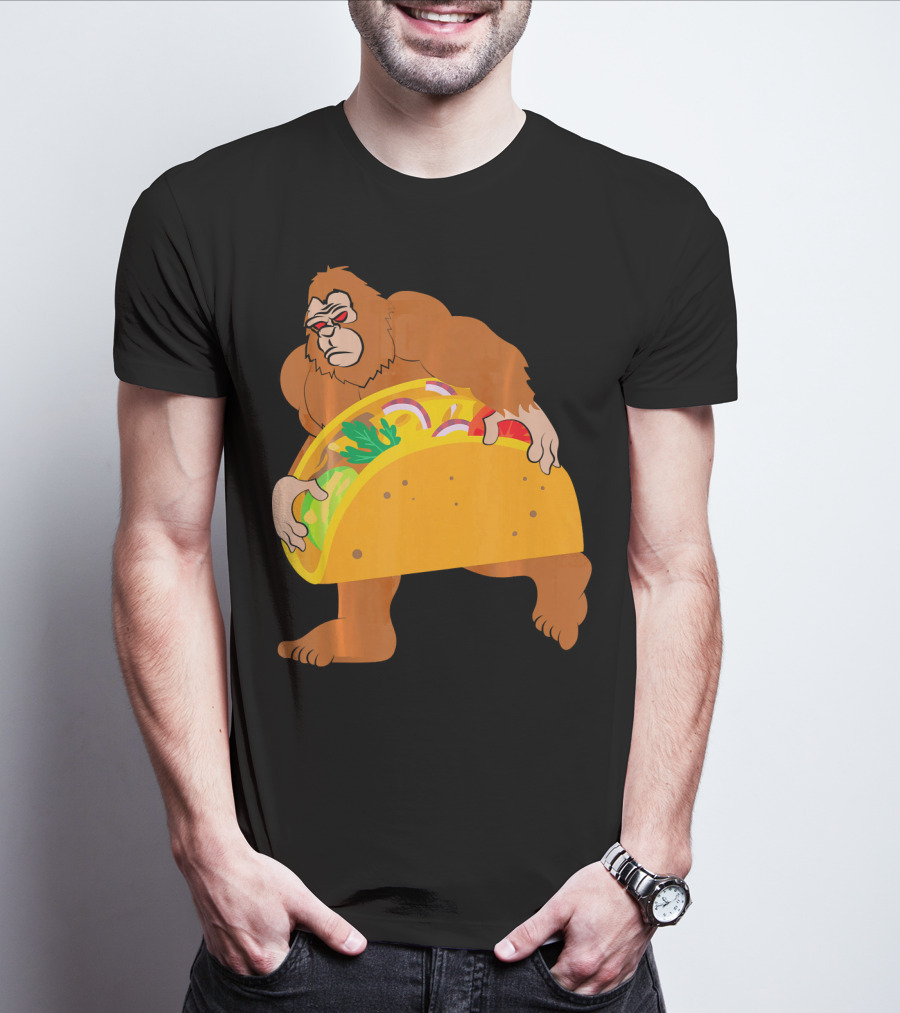 Bigfoot Taco Cinco De Mayo T-Shirt