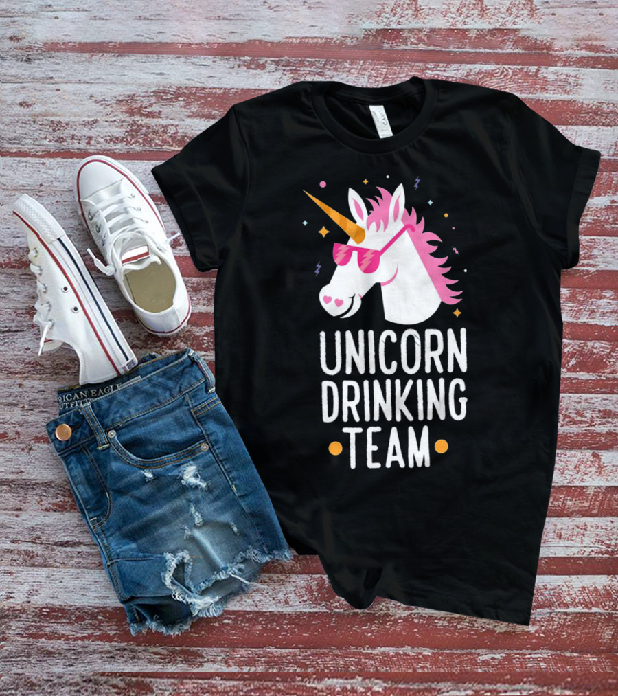 Unicorn Drinking Team Cinco De Mayo Celebration Fun Party Squad T-Shirt