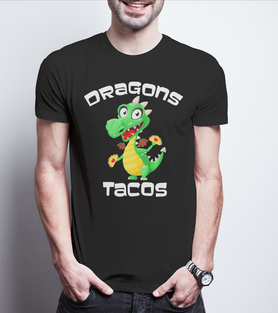 Dragons Tacos Cinco De Mayo T-Shirt