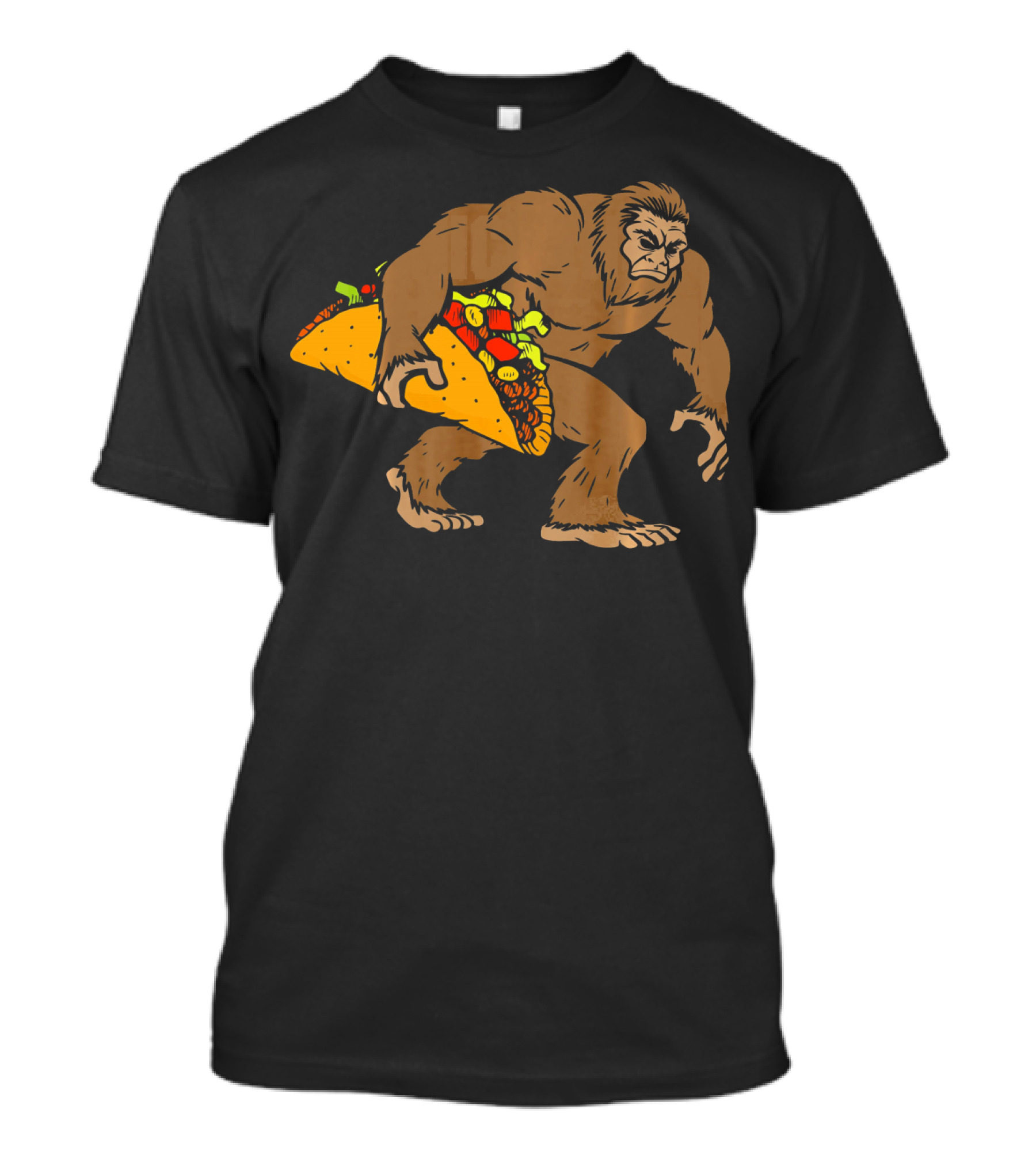 Bigfoot Taco Funny Sasquatch Cinco De Mayo Fiesta T-Shirt