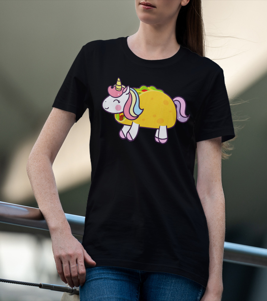 Unicorn Taco Animal Funny Mexican Cinco T-Shirt