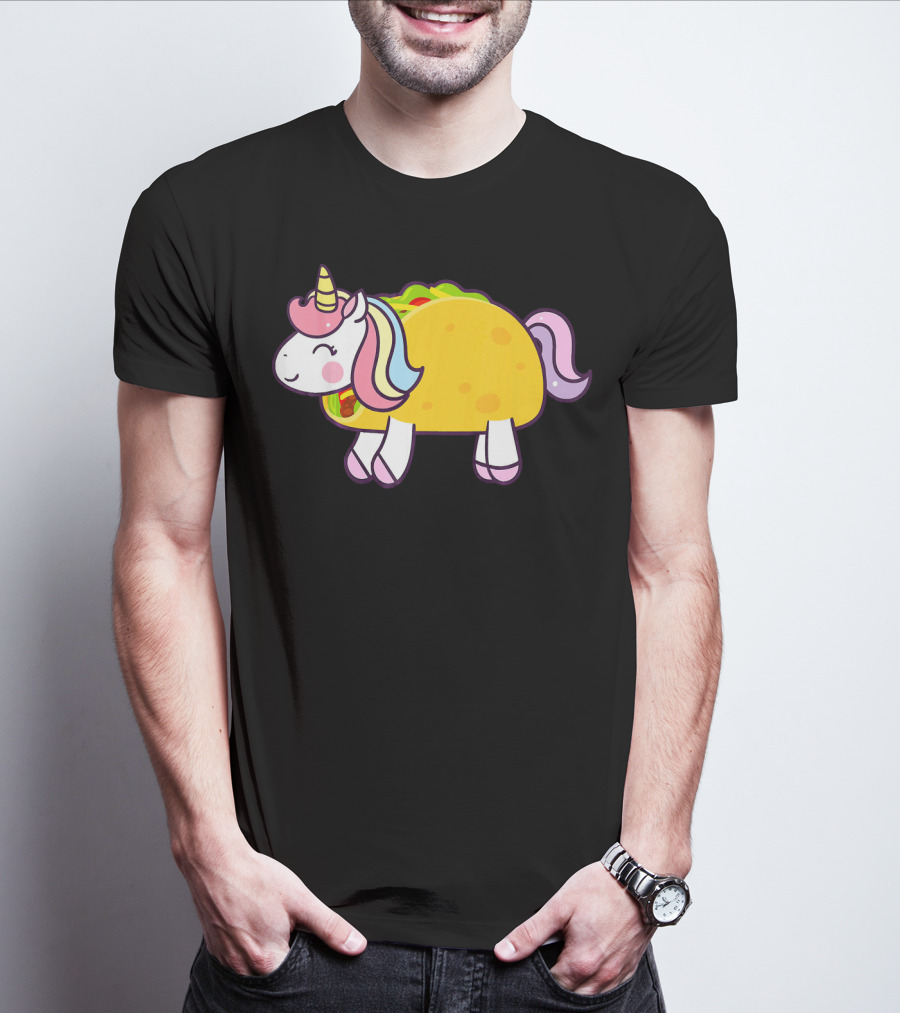 Unicorn Taco Animal Funny Mexican Cinco T-Shirt