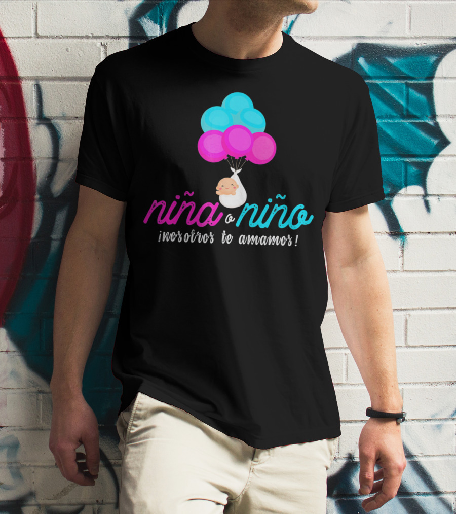 Niña O Niño Nosotros Te Amamos Playera Latino Revelación T-Shirt