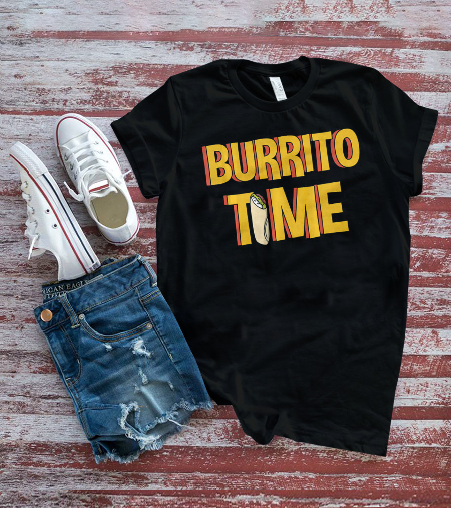 Cinco De Mayo Burrito Time T-Shirt