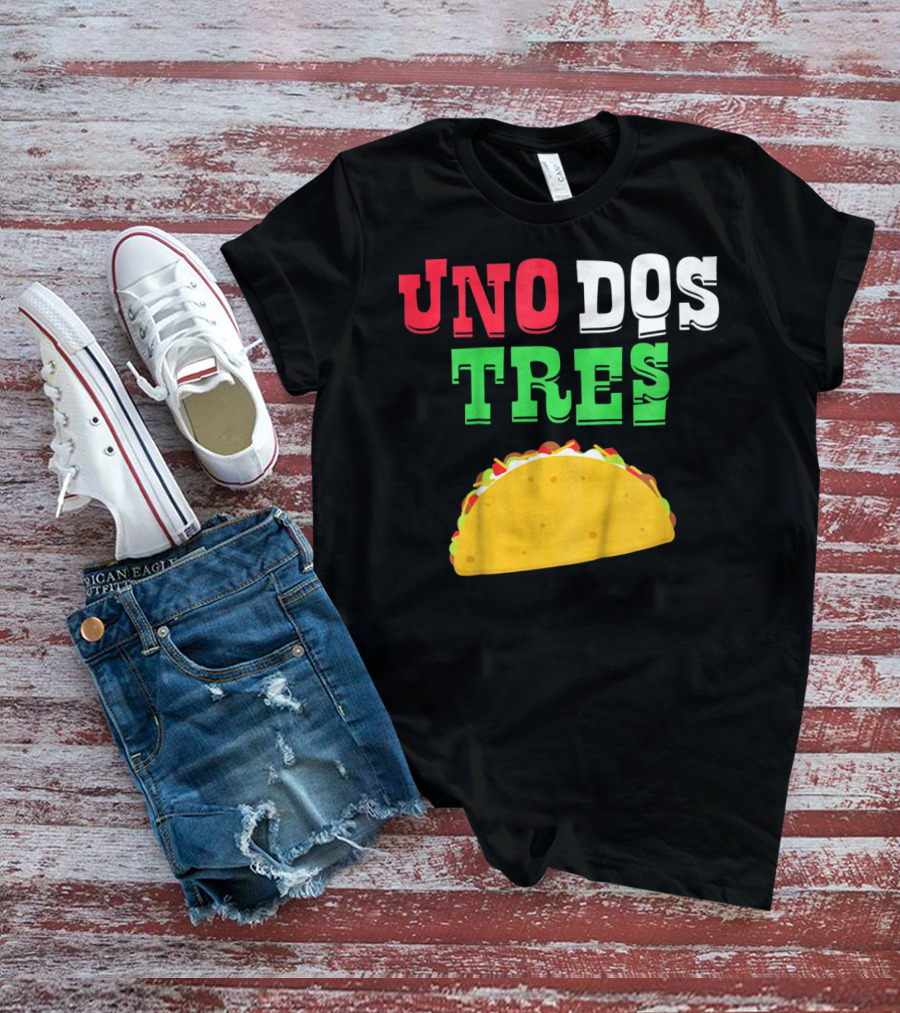 Uno Dos Tres Taco Kids Funny T-Shirt