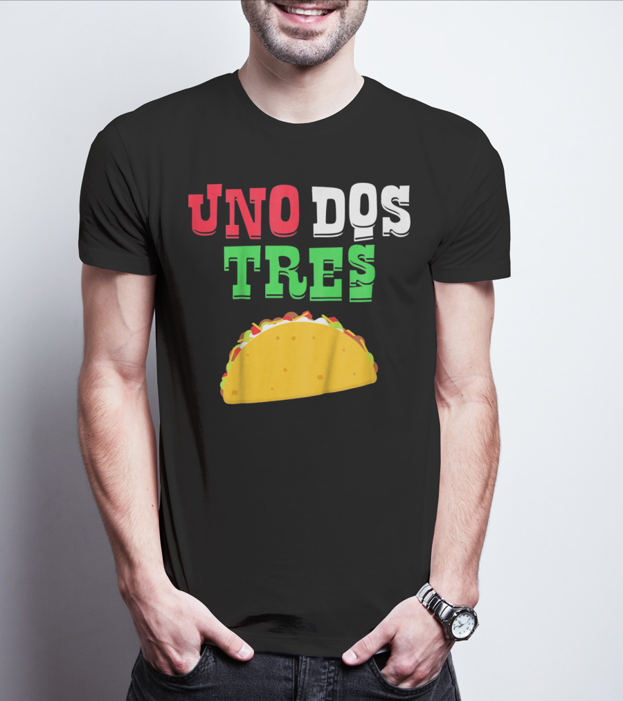 Uno Dos Tres Taco Kids Funny T-Shirt