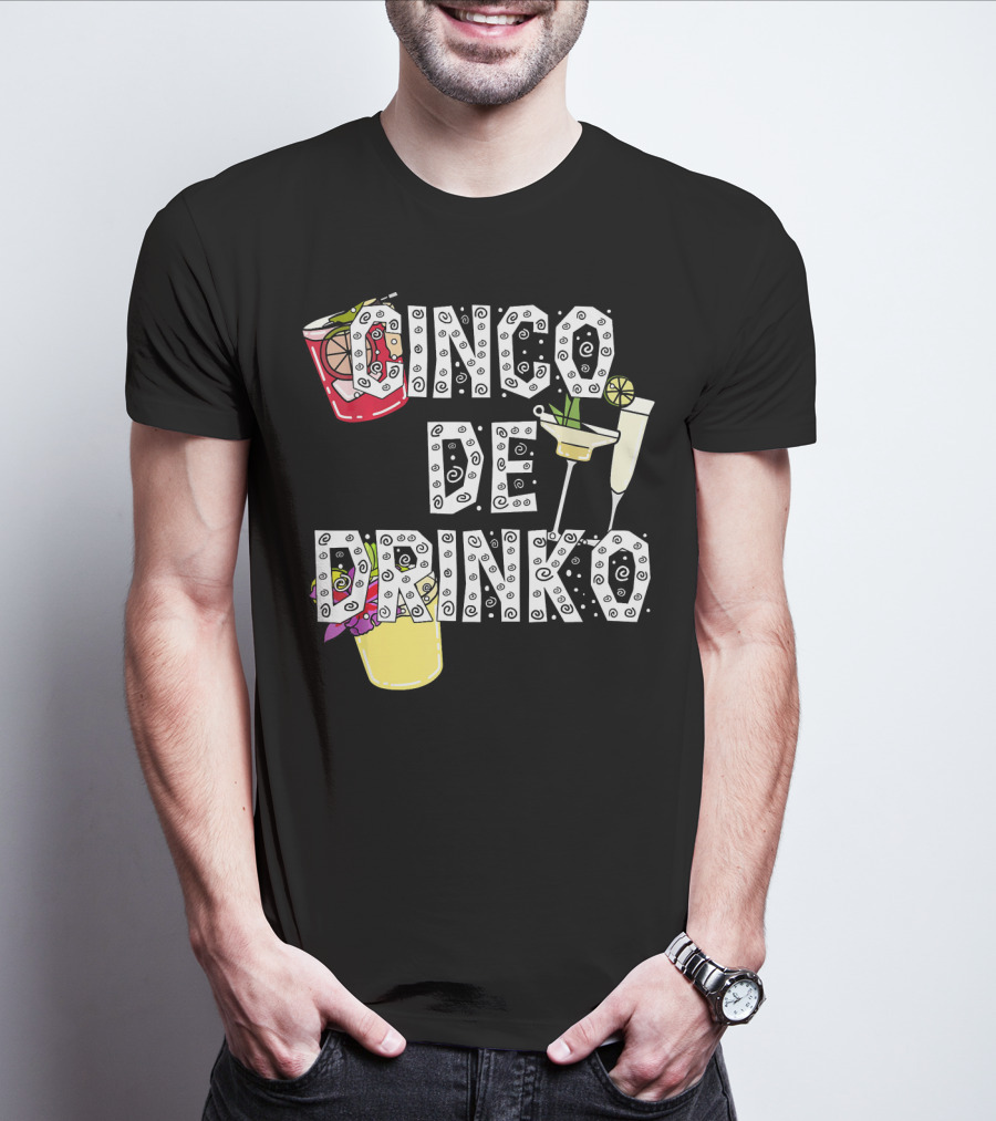 Cinco De Drinko Margarita Cocktail Beer Lover Cinco T-Shirt