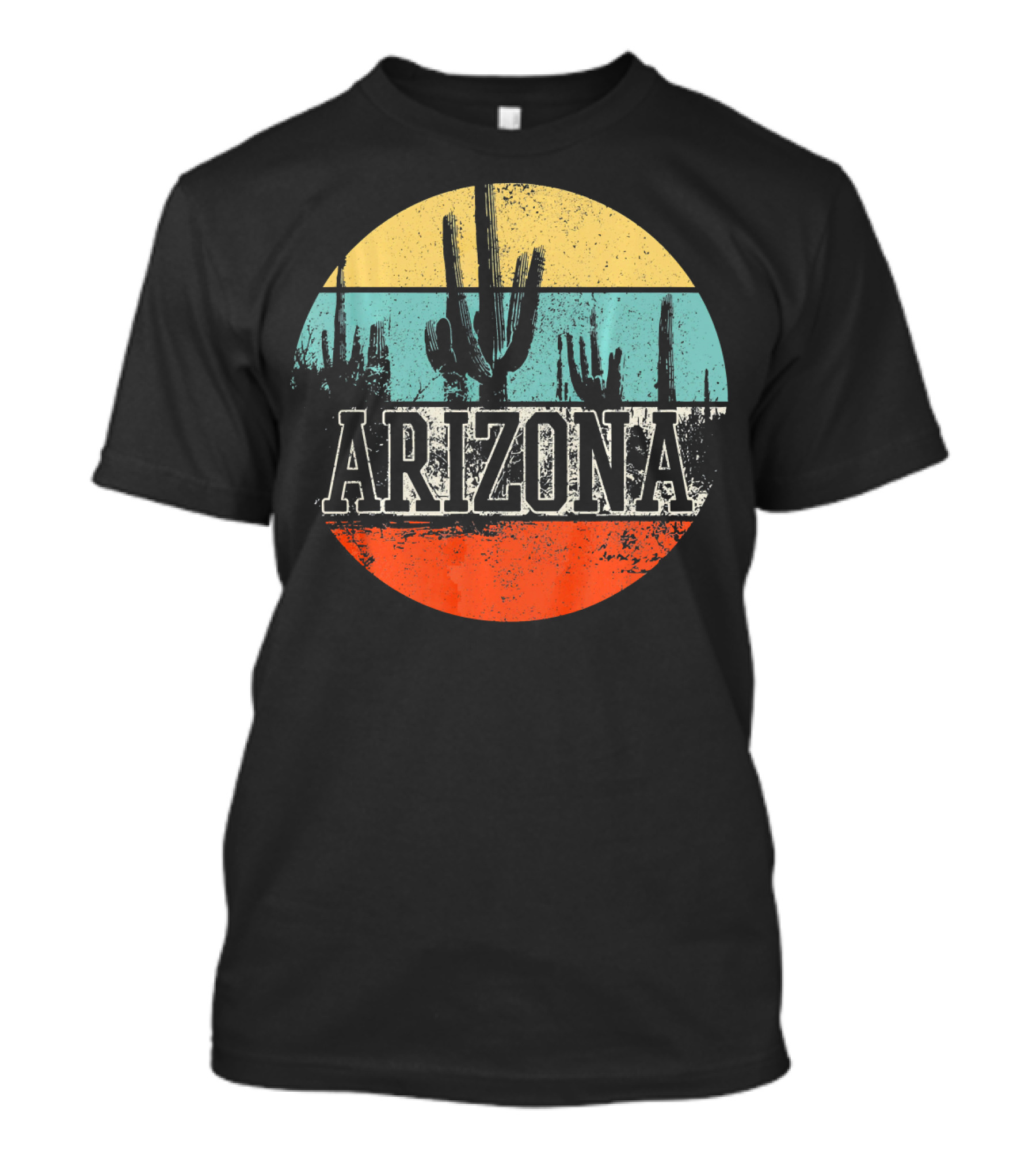 Arizona Desert Vintage Cactus Retro USA T-Shirt