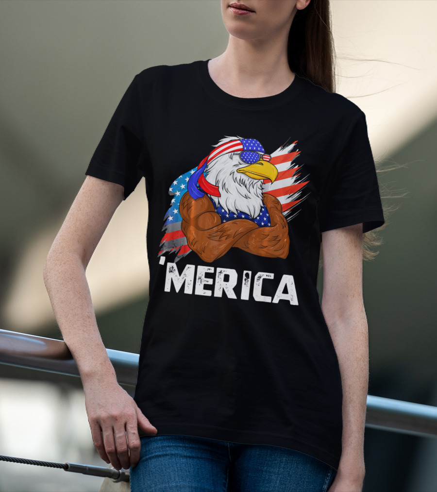 'Merica USA Eagle Freedom American Patriot T-Shirt