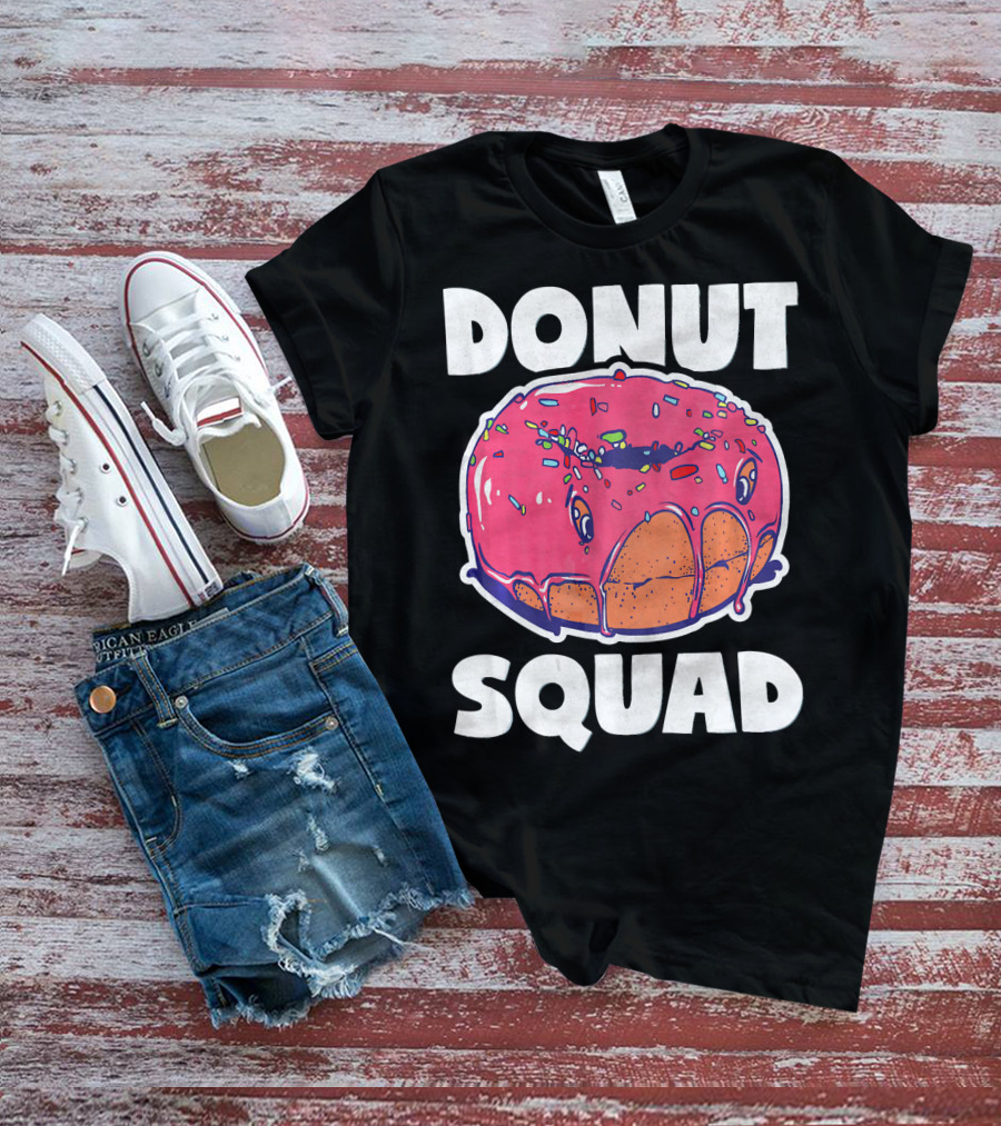Donut Squad Vintage Baked Fried Cake Don Sprinkles T-Shirt