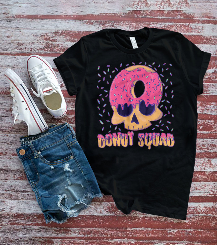 Donut Squad Skull Sprinkles T-Shirt