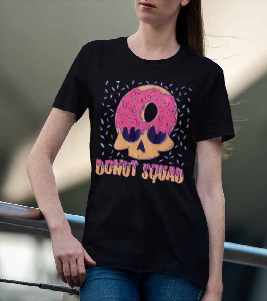 Donut Squad Skull Sprinkles T-Shirt