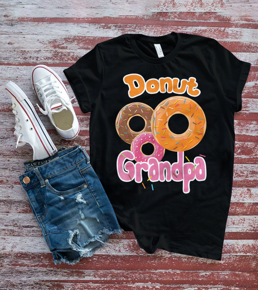 Donut Grandpa Trio Sprinkles T-Shirt