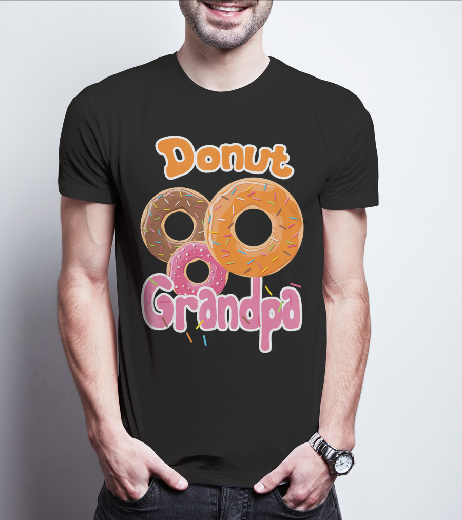 Donut Grandpa Trio Sprinkles T-Shirt