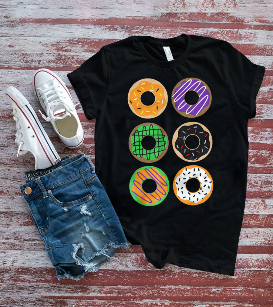 Halloween Donuts Festive Treats With Colorful Icing And Sprinkles T-Shirt