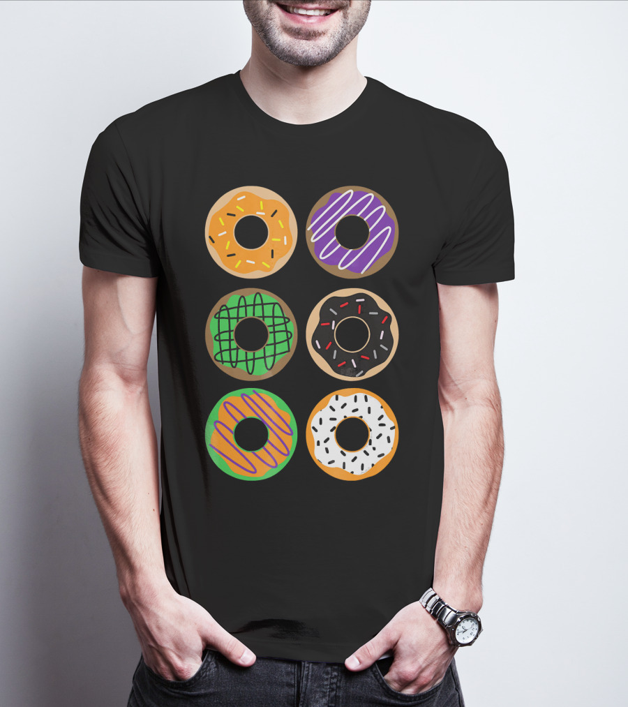 Halloween Donuts Festive Treats With Colorful Icing And Sprinkles T-Shirt