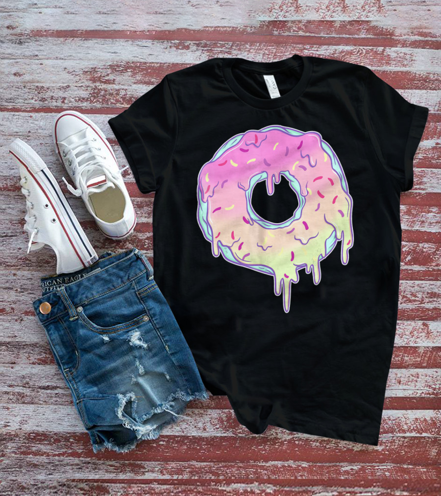 Dripping Pastel Donut Aesthetic Got T-Shirt