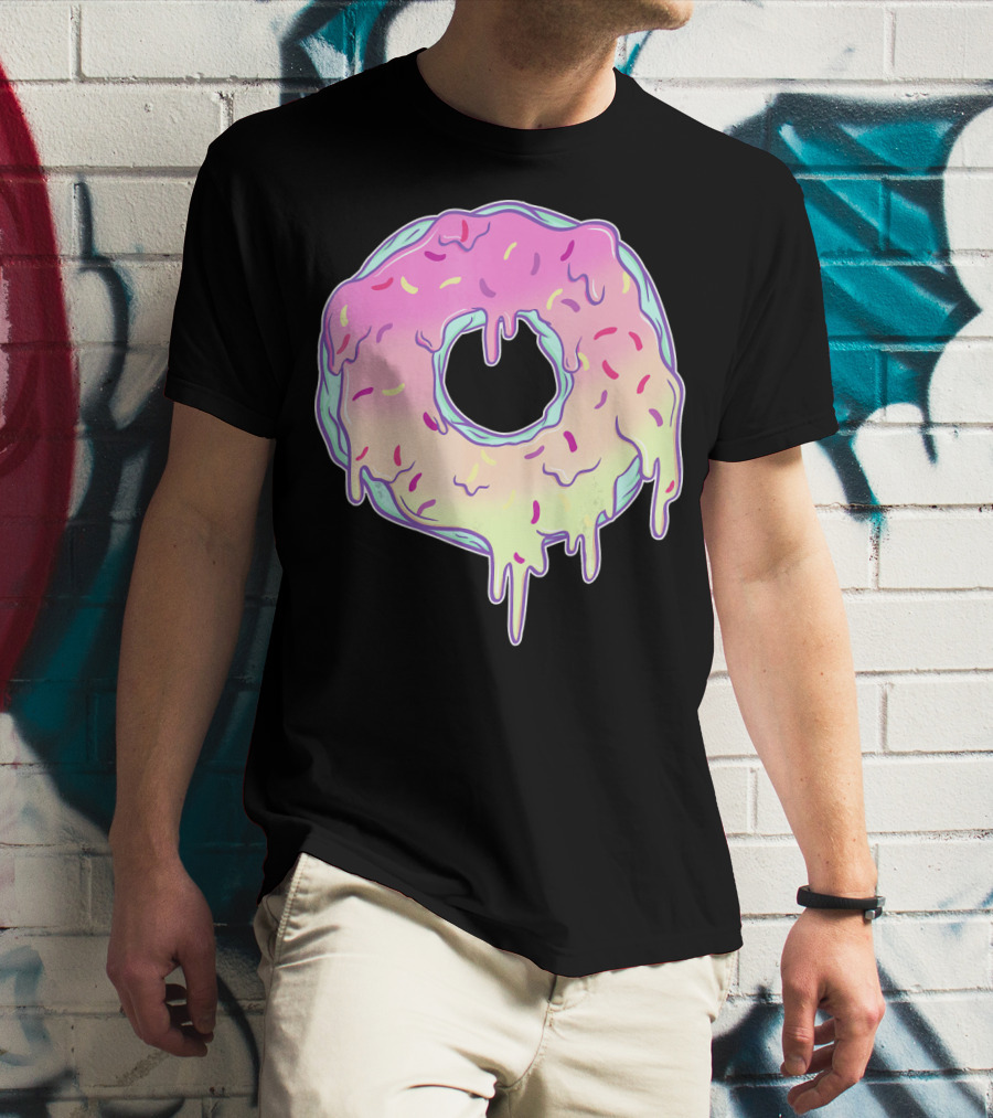 Dripping Pastel Donut Aesthetic Got T-Shirt