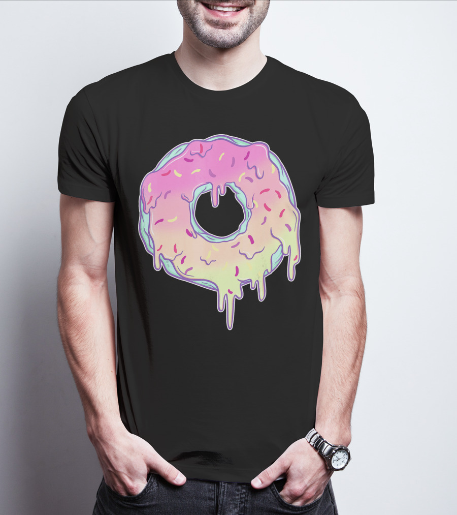 Dripping Pastel Donut Aesthetic Got T-Shirt