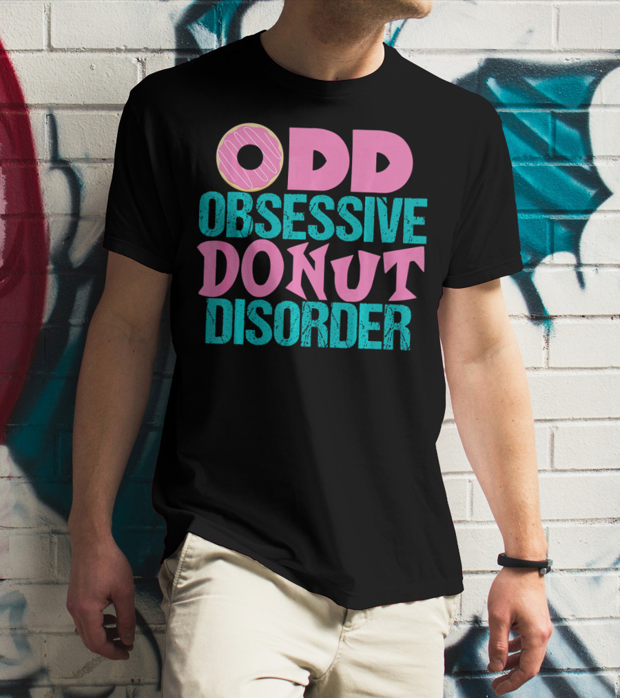 ODD Obsessive Donut Disorder Pink Icing T-Shirt