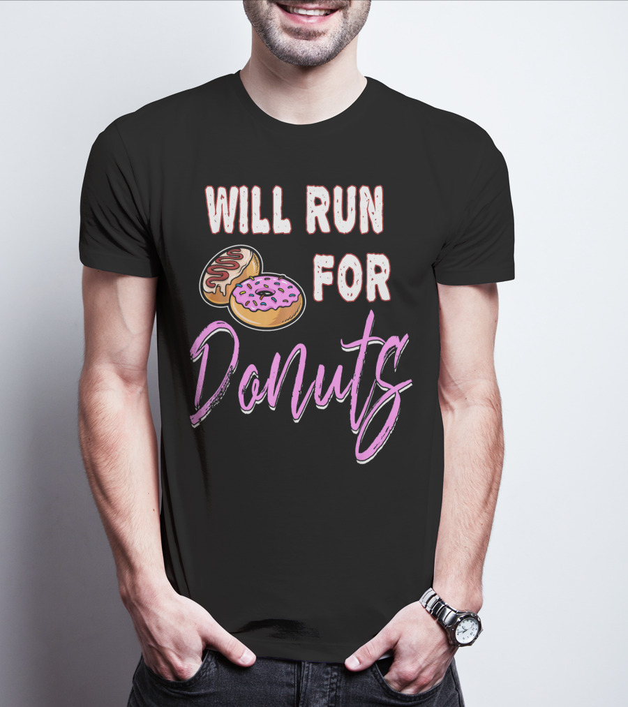 Will Run For Donuts Donut Lover's Delight T-Shirt