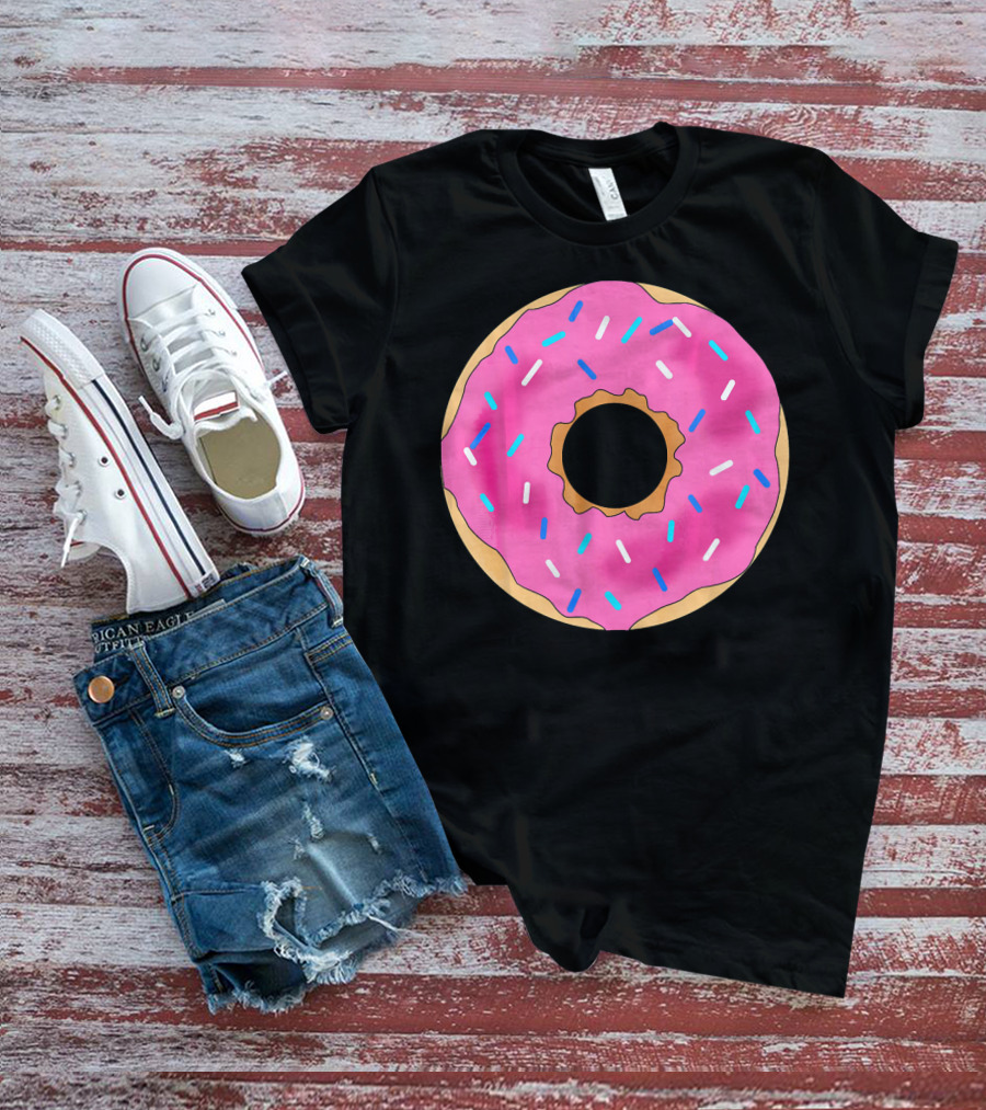 Donut Girls Tod Pink Frosted Sprinkles T-Shirt
