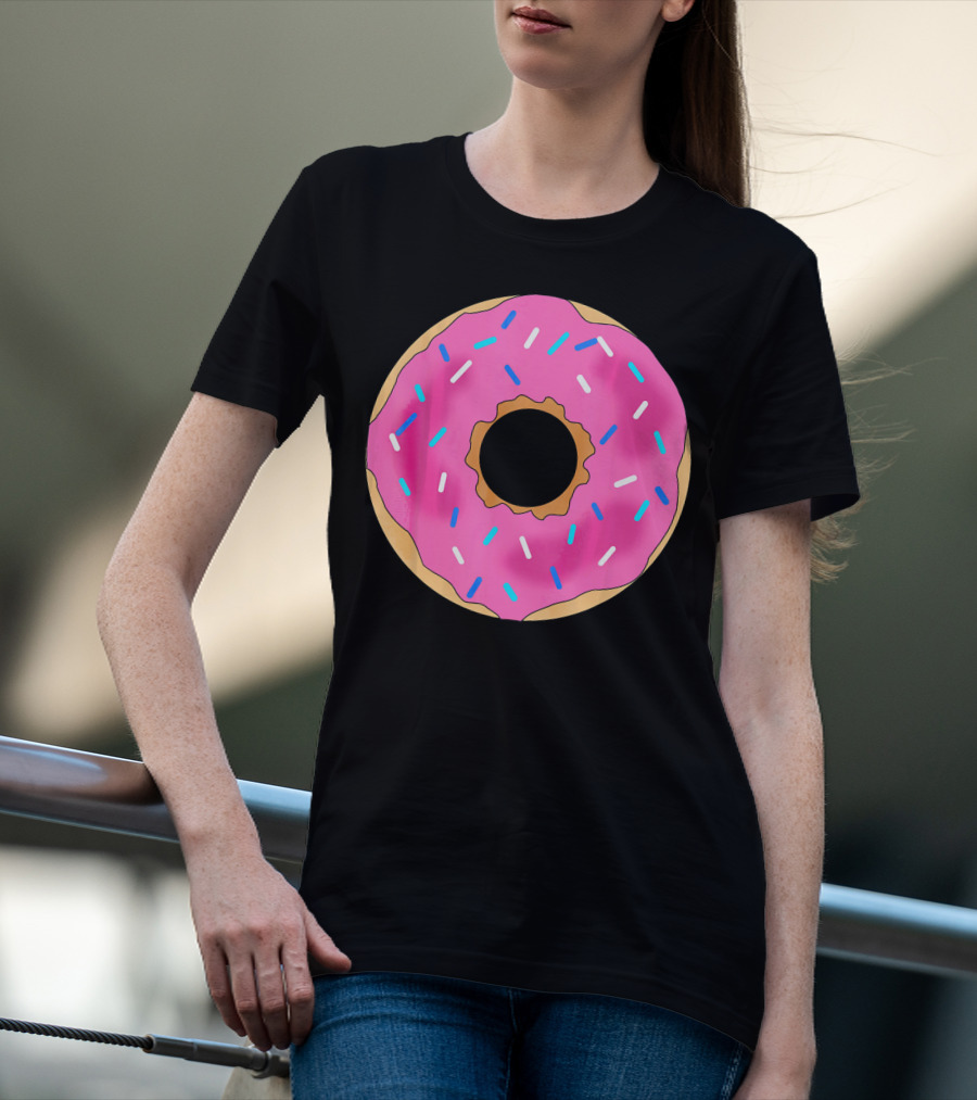 Donut Girls Tod Pink Frosted Sprinkles T-Shirt