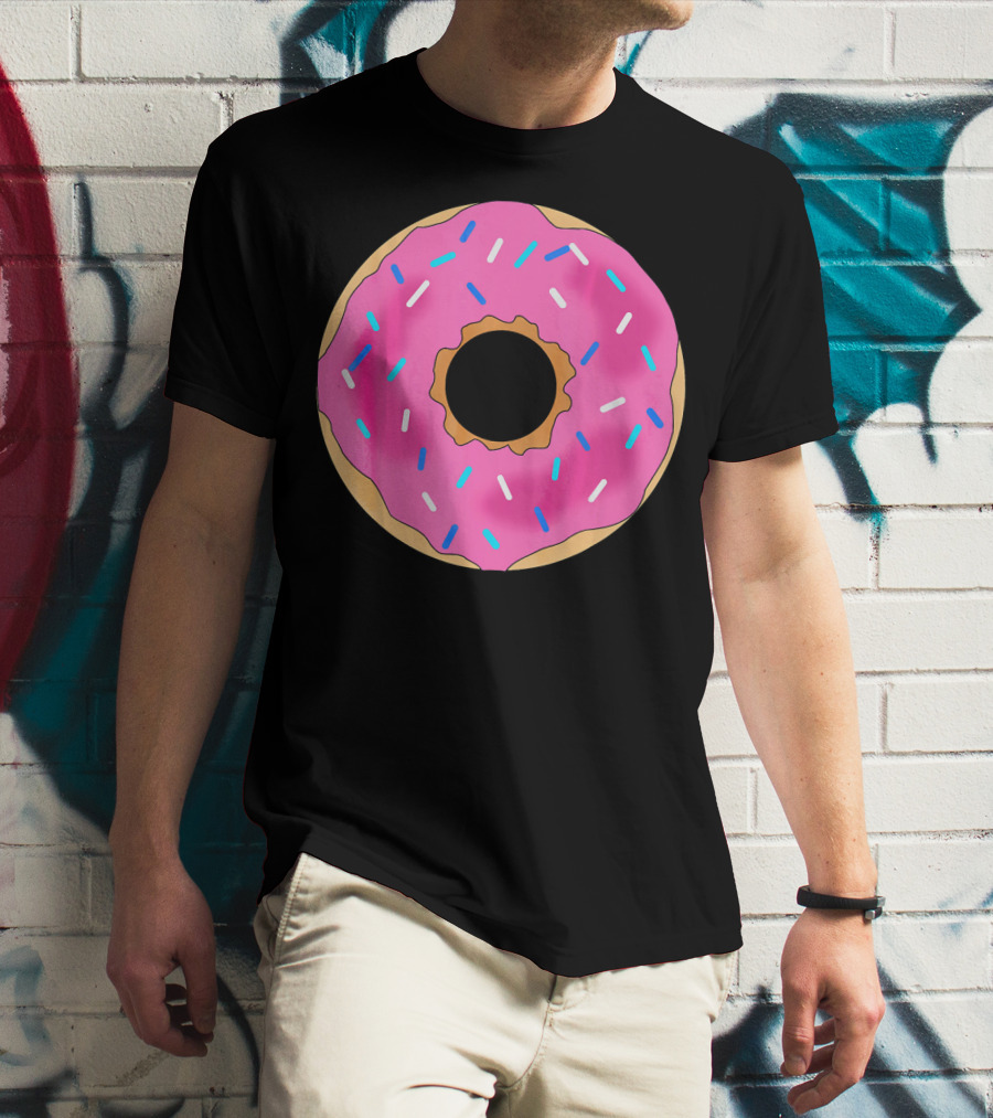 Donut Girls Tod Pink Frosted Sprinkles T-Shirt