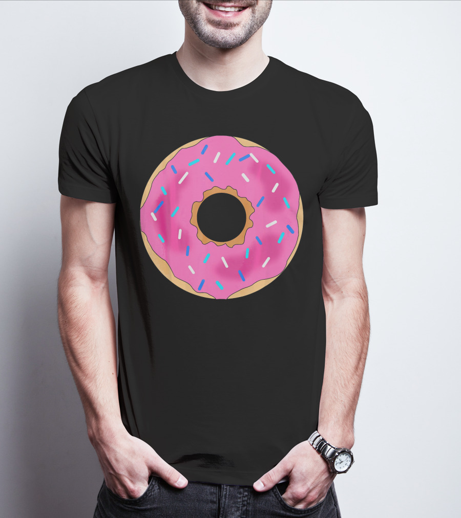 Donut Girls Tod Pink Frosted Sprinkles T-Shirt