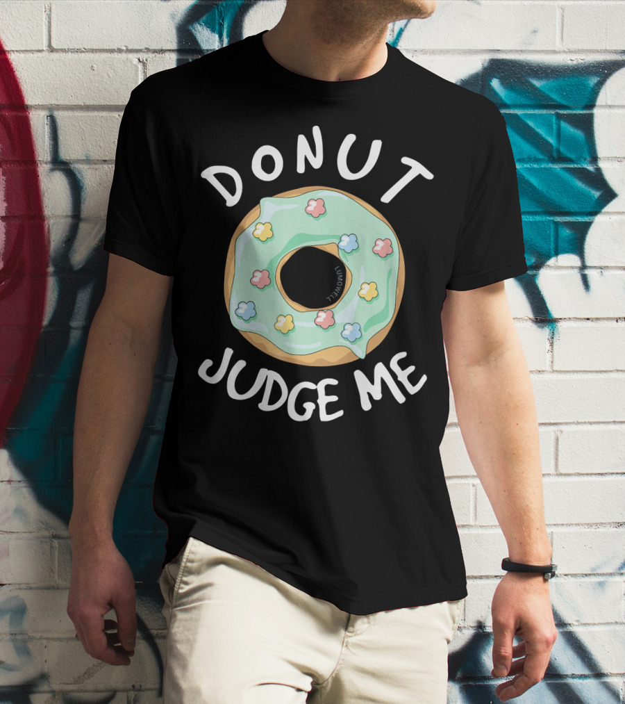 Donut Judge Me Mint Frosted With Sprinkles T-Shirt