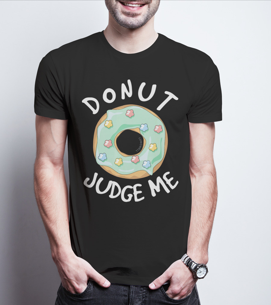 Donut Judge Me Mint Frosted With Sprinkles T-Shirt