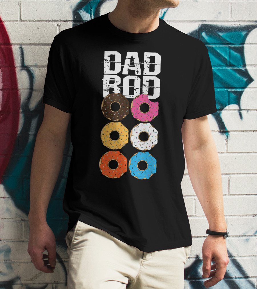 Dad Bod Six Pack Donut T-Shirt