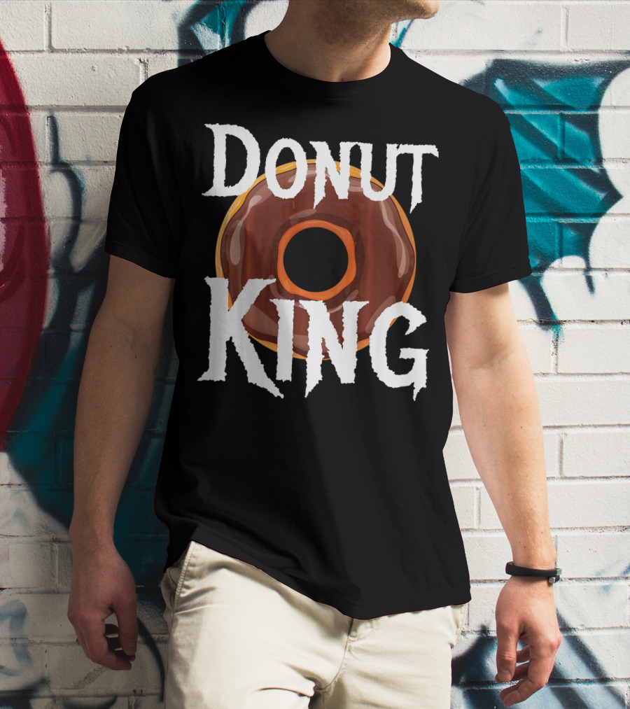 Donut King Food Lover Chocolate Glazed Enthusiast T-Shirt