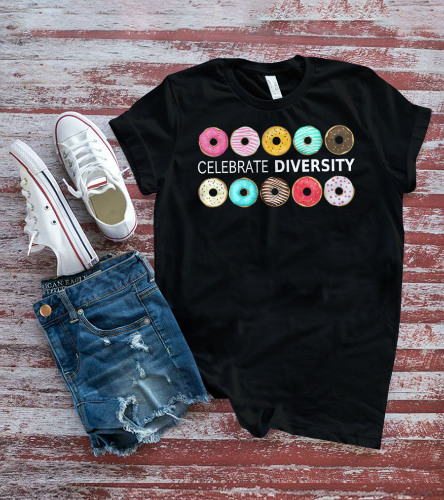 Celebrate Diversity With Colorful Donut Sprinkles T-Shirt