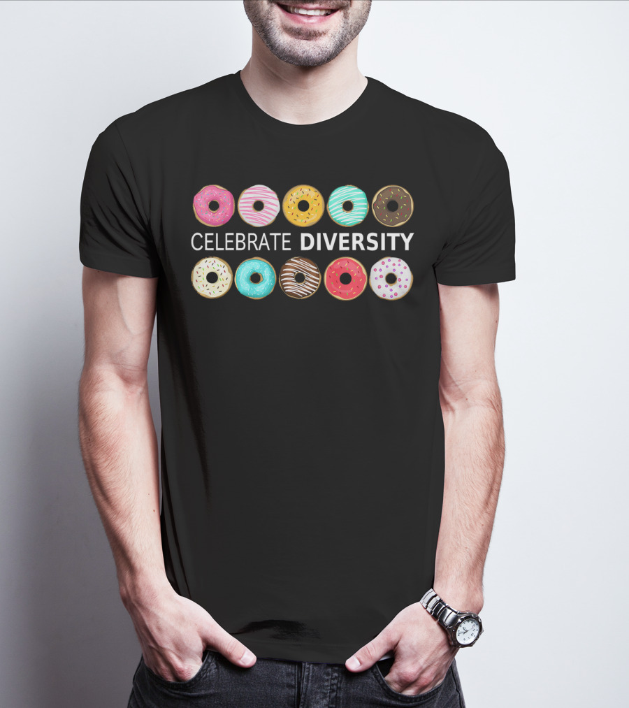 Celebrate Diversity With Colorful Donut Sprinkles T-Shirt