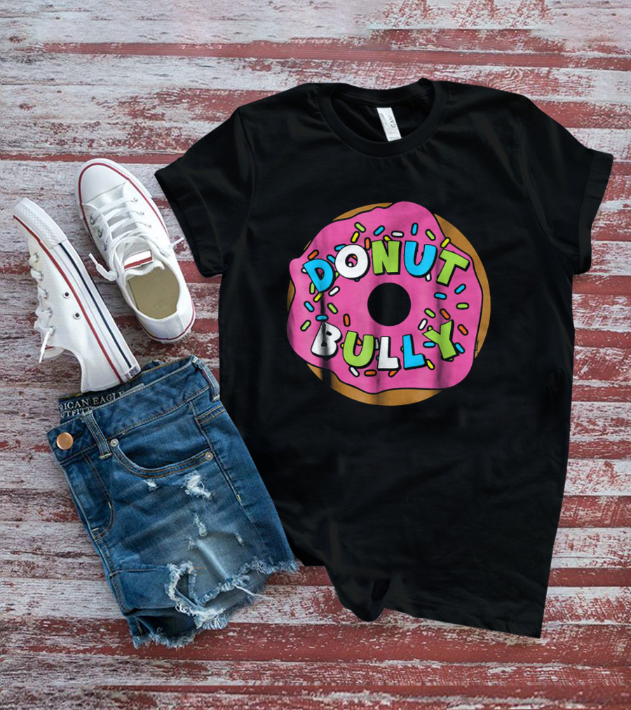 Donut Bully Choose Kind Anti Cute Sprinkles Pink Dessert T-Shirt