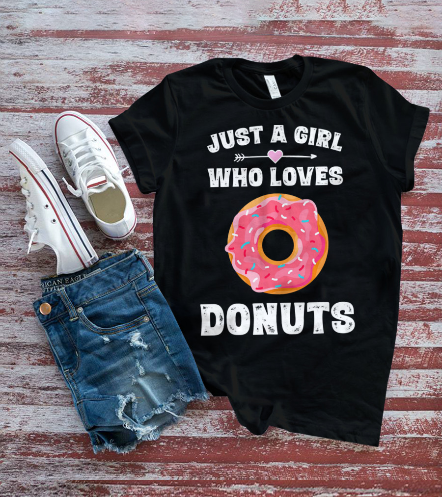 Just A Girl Who Loves Donuts T-Shirt