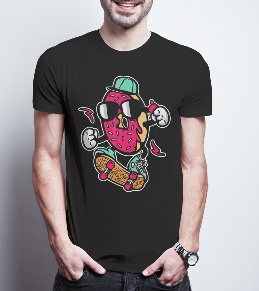 Skateboard Donut Urban T-Shirt