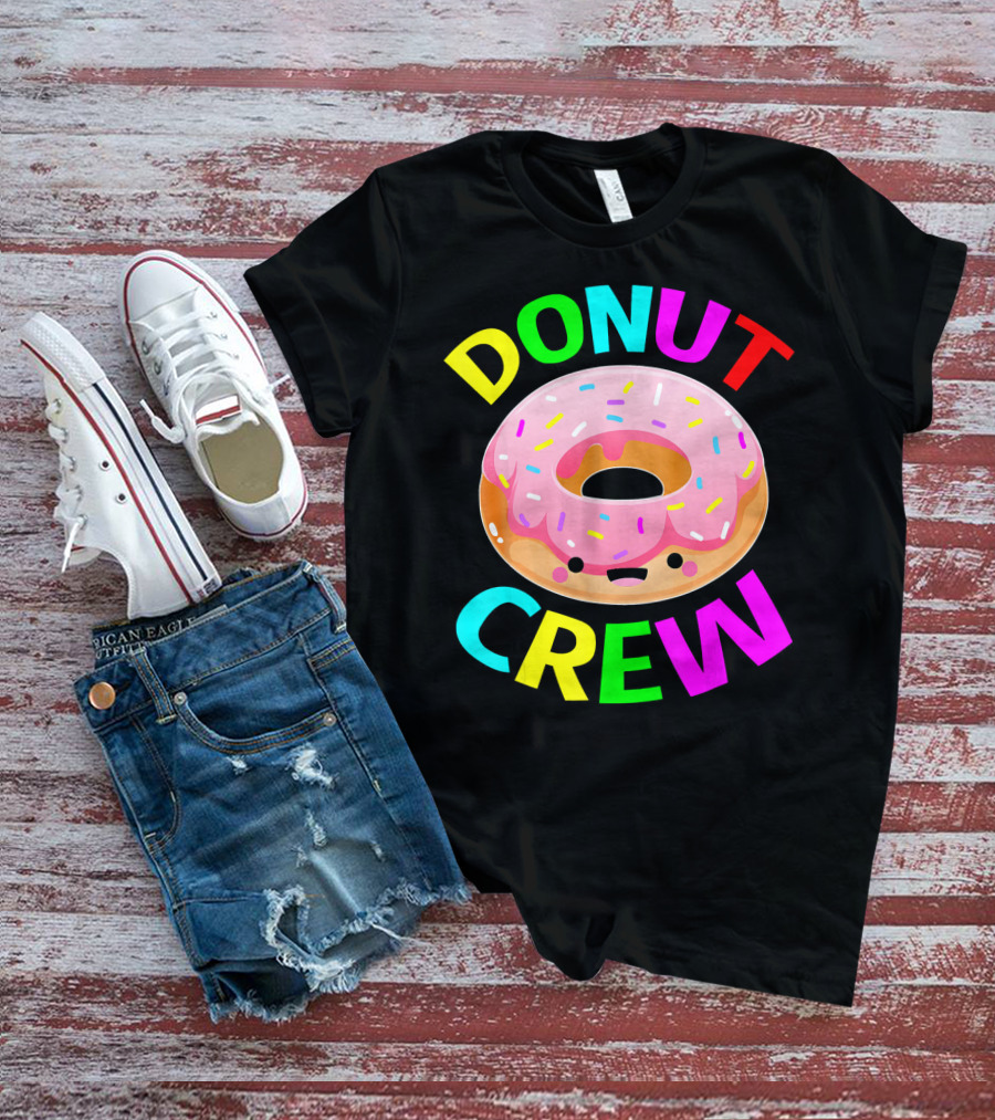 Donut Crew Birthday Celebration Party T-Shirt