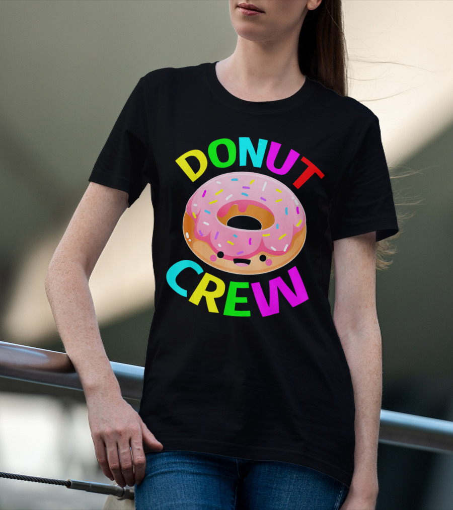Donut Crew Birthday Celebration Party T-Shirt