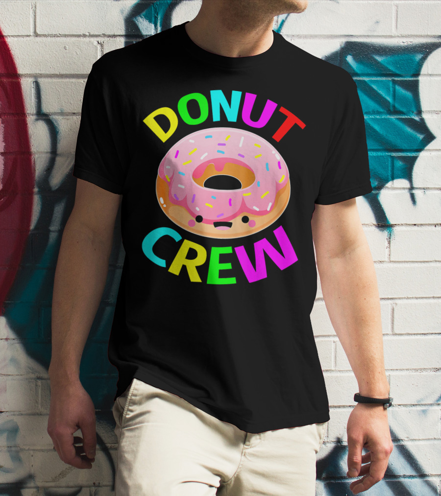 Donut Crew Birthday Celebration Party T-Shirt