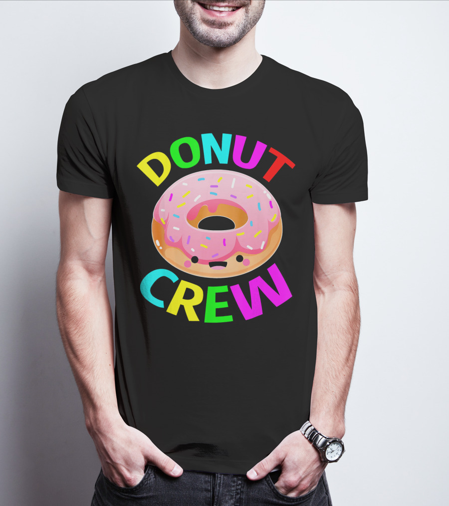 Donut Crew Birthday Celebration Party T-Shirt
