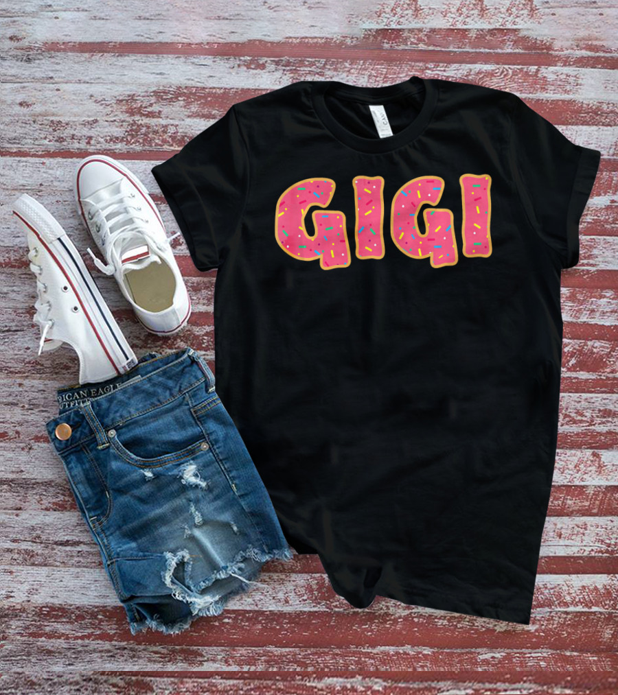 Gigi Donut Sprinkle Grandma T-Shirt