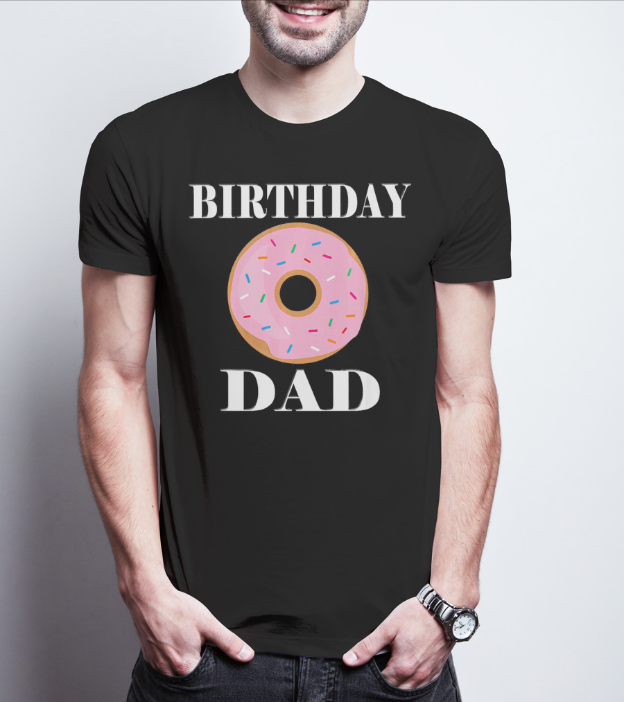 Birthday Donut Dad Party T-Shirt