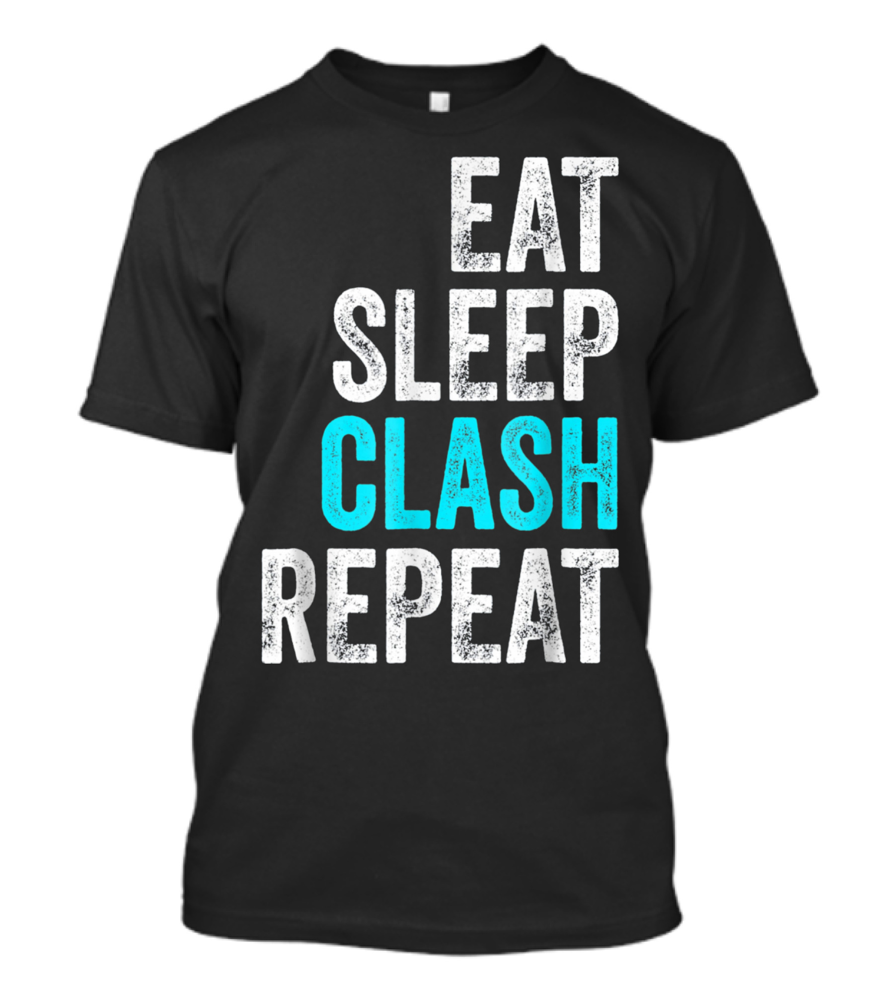 Mens Gaming Clan Eat Sleep Clash Repeat T-Shirt