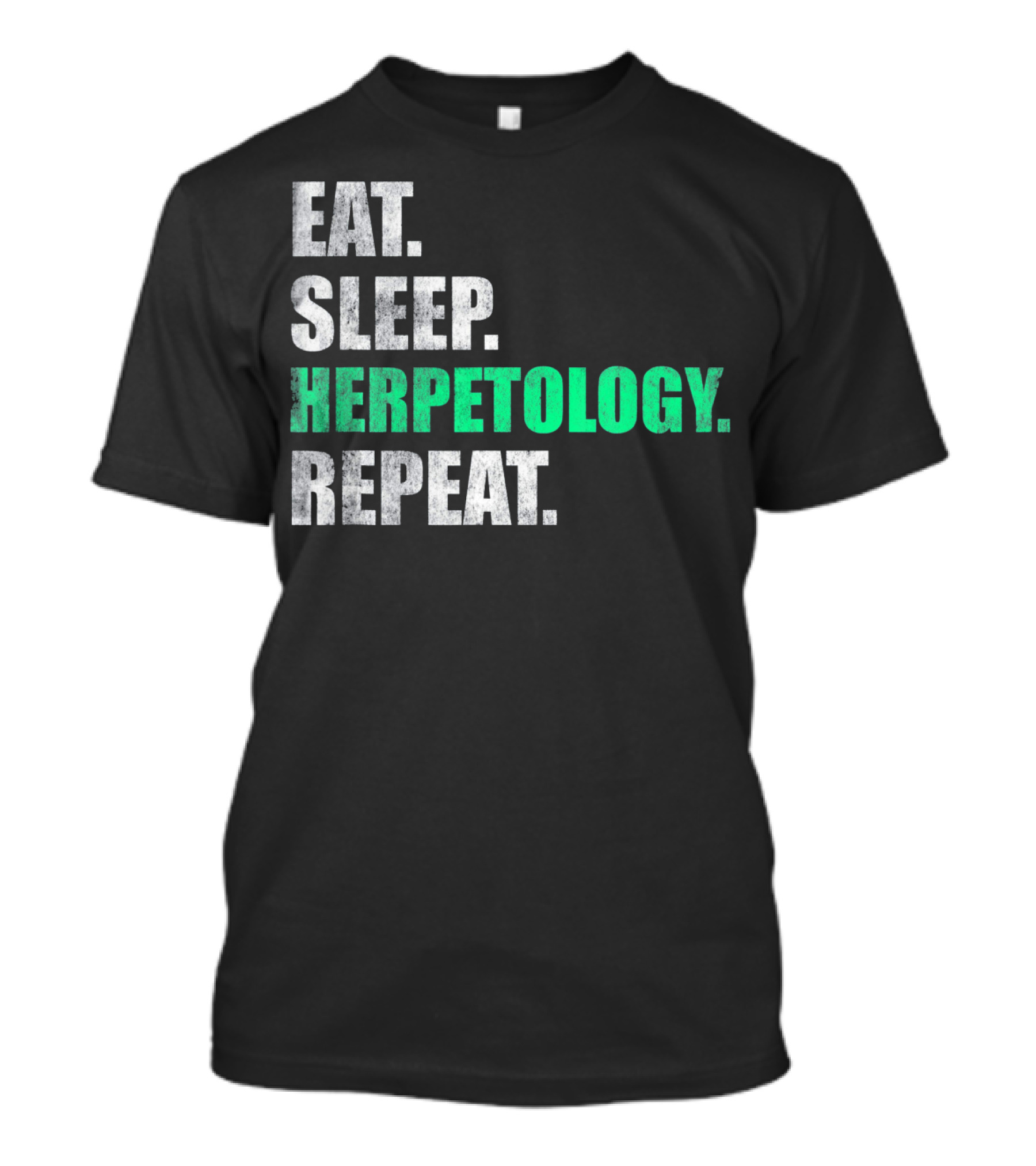 Eat Sleep Herpetology Repeat Zoology Enthusiast Lifestyle Routine T-Shirt