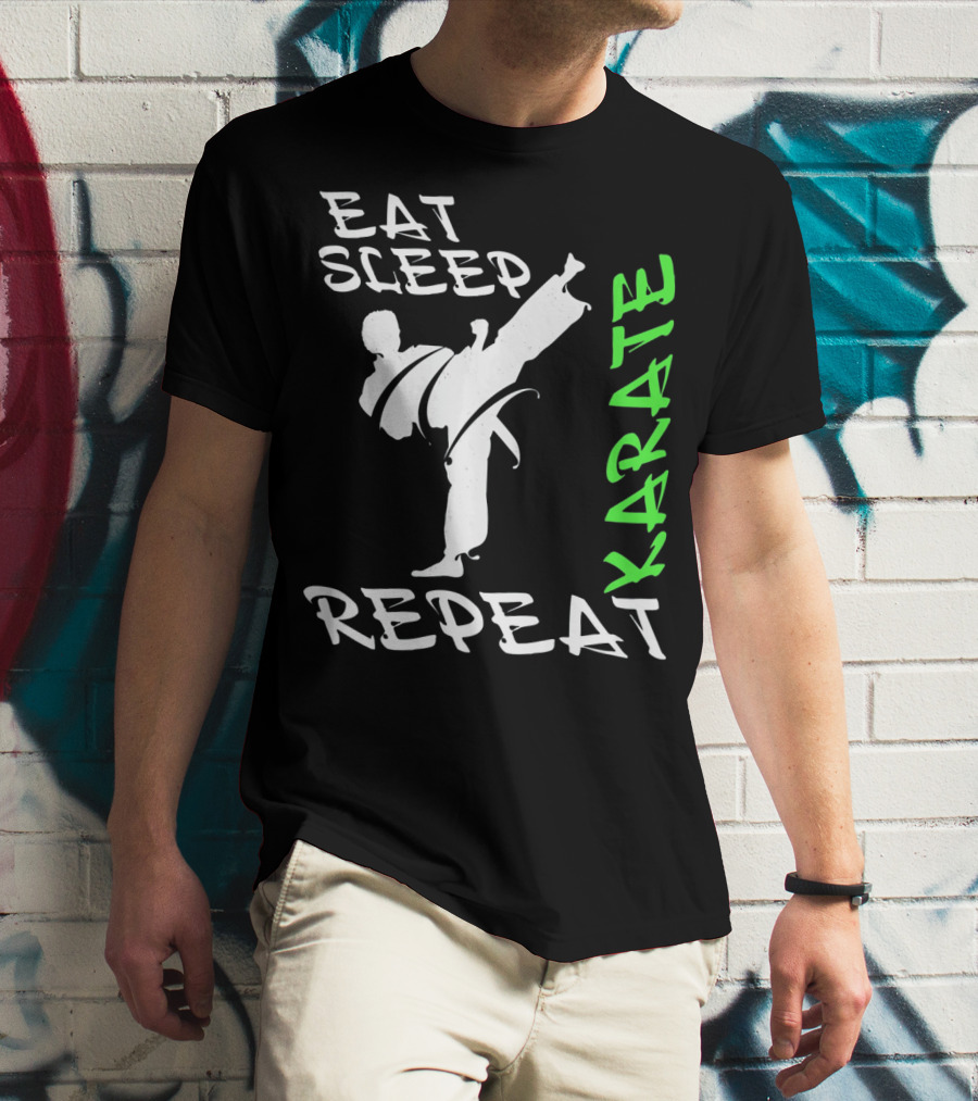 Eat Sleep Karate Repeat T-Shirt
