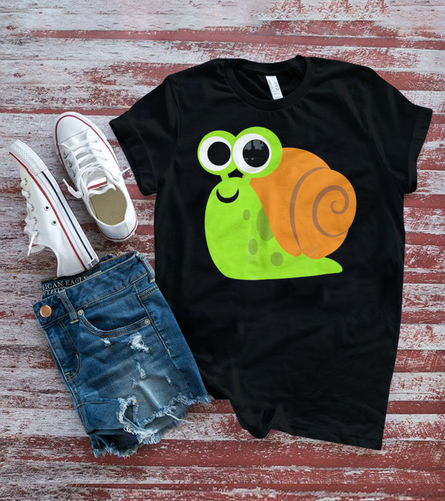 Cute Snail Emoji Lovers Shell T-Shirt